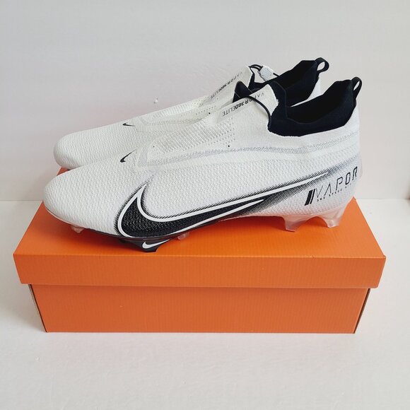 Nike Vapor Edge Elite 360 Flyknit Football Cleats CV6282-108 Size 16 White main image 4